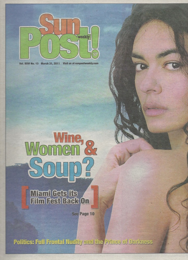 sun post weekly, 31 marzo 2011, copertina